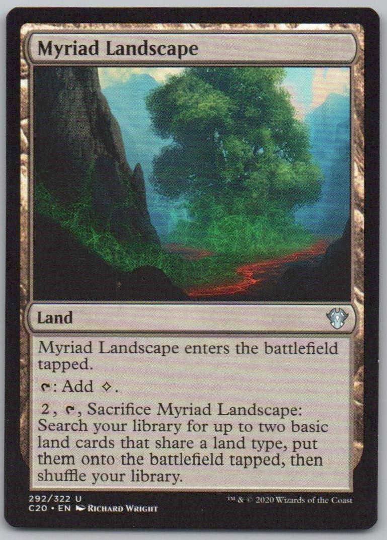 Myriad Landscape 292 Normal Land Card - Commander 2020