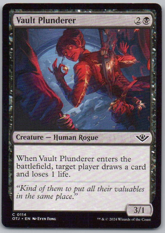Vault Plunderer 114 Normal Creature Card - Outlaws of Thunder Junction