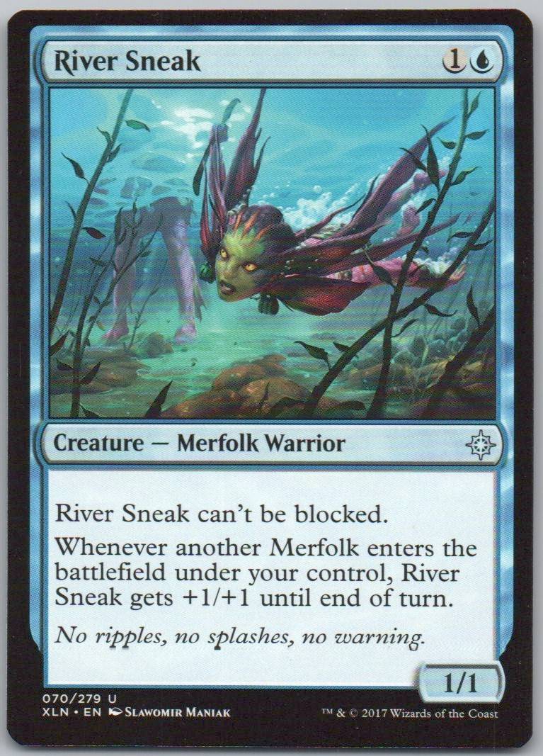 River Sneak 70 Normal Creature Card - Ixalan