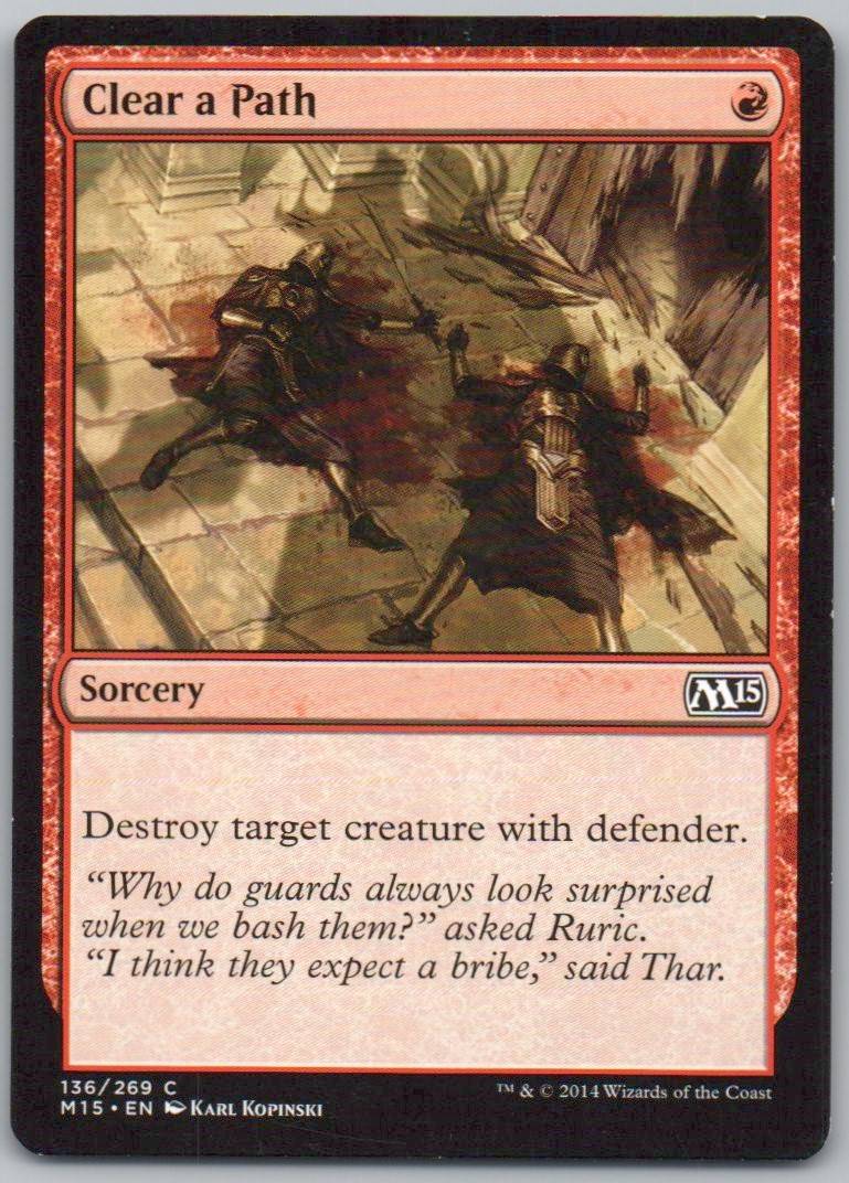Clear a Path 136 Normal Sorcery Card - Magic 2015