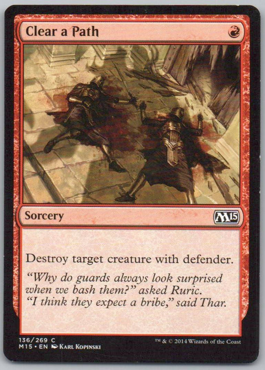 Clear a Path 136 Normal Sorcery Card - Magic 2015