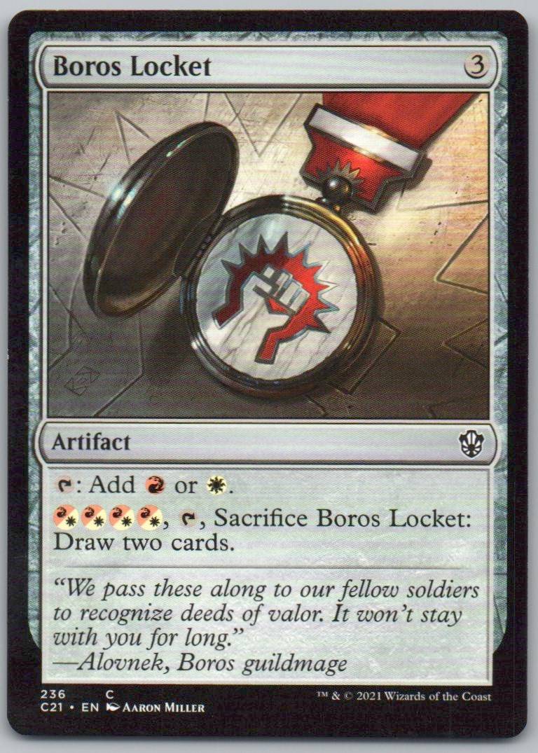 Boros Locket 236 Normal Artifact Card - Commander 2021