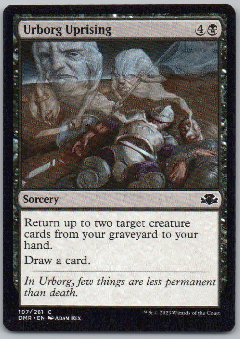Urborg Uprising 107 Normal Sorcery Card - Dominaria Remastered