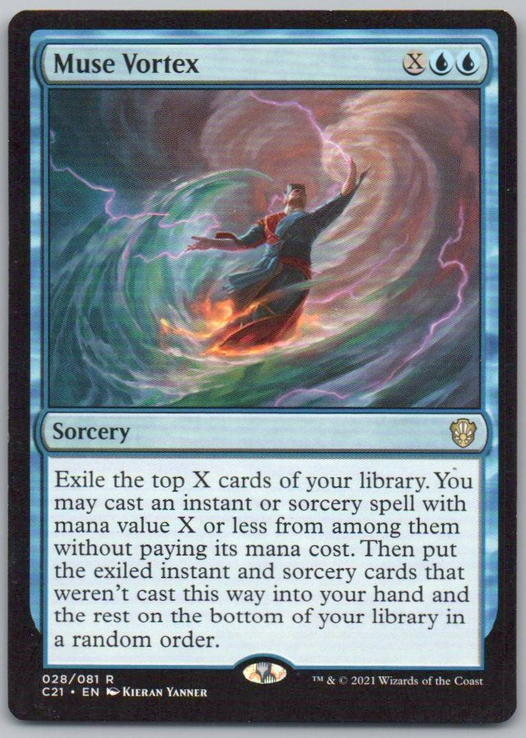 Muse Vortex 28 Normal Sorcery Card - Commander 2021