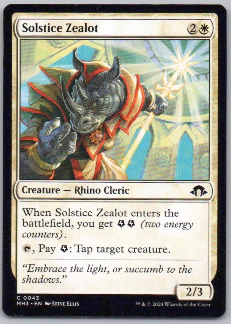 Solstice Zealot 43 0 Creature Card - Modern Horizons 3