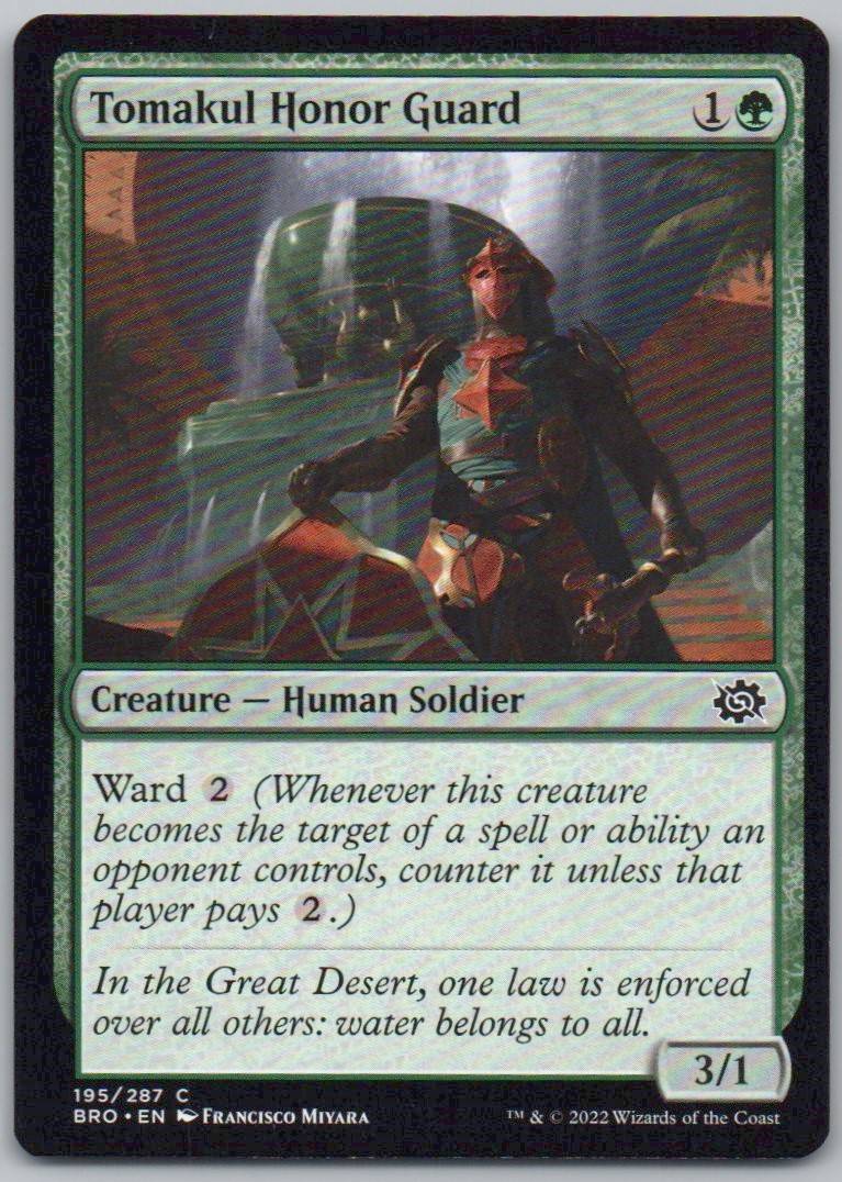 Tomakul Honor Guard 195 Normal Creature Card - The Brothers' War