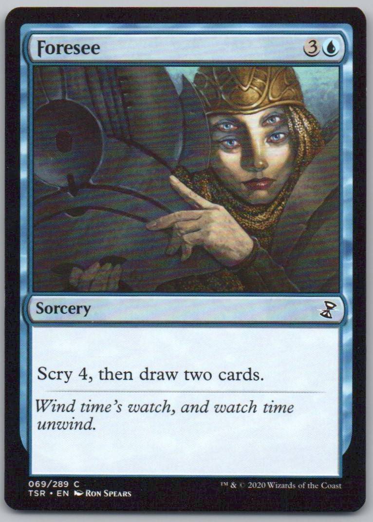 Foresee 69 Normal Sorcery Card - Time Spiral: Remastered