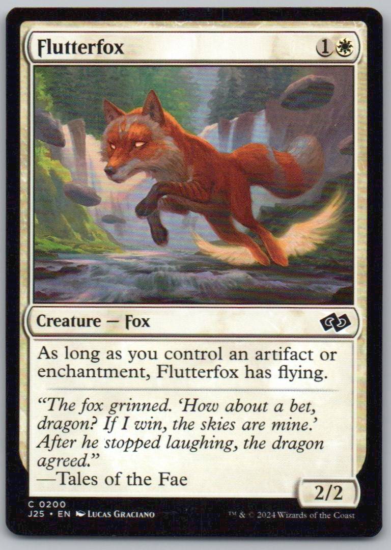 Flutterfox 200 0 Creature Card - Foundations Jumpstart