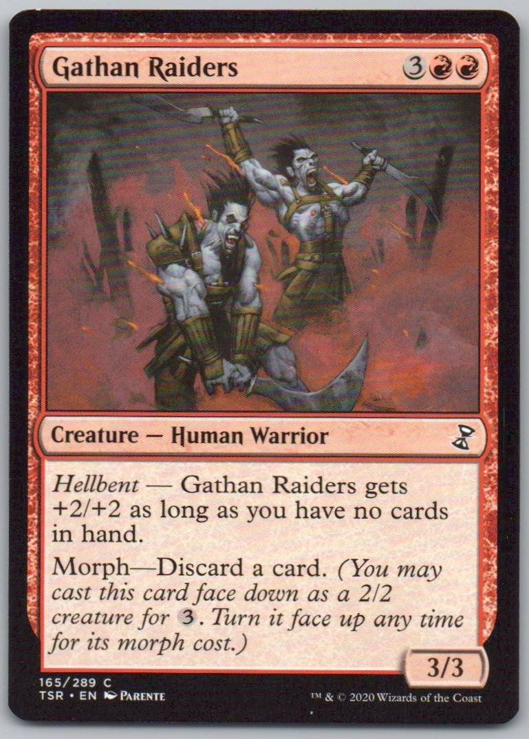 Gathan Raiders 165 Normal Creature Card - Time Spiral: Remastered