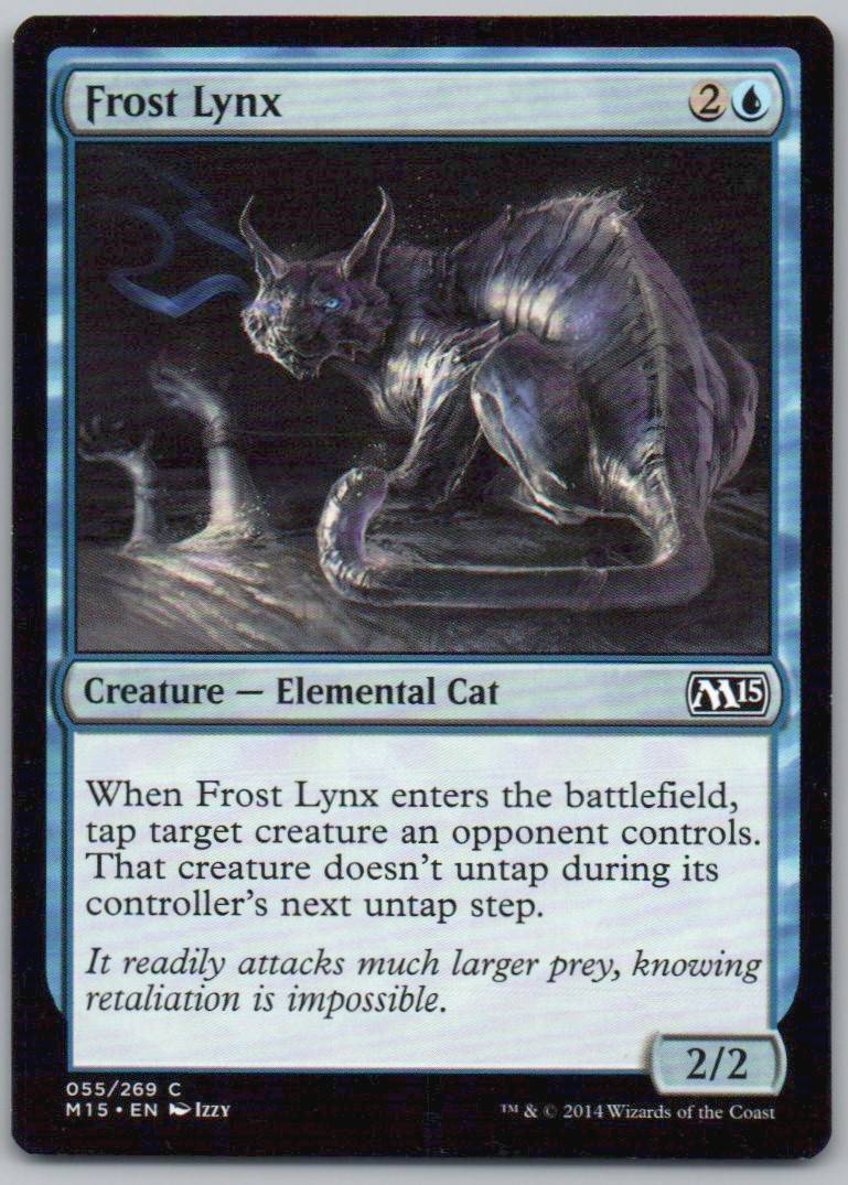 Frost Lynx 55 Normal Creature Card - Magic 2015