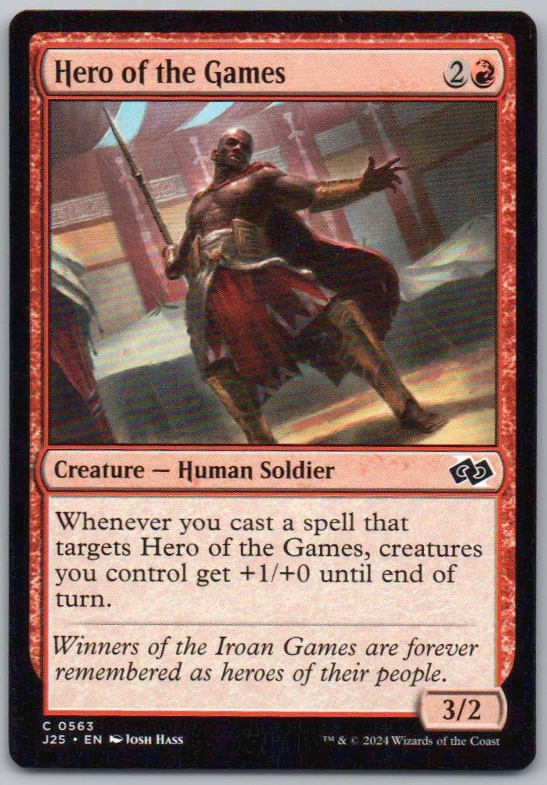Hero of the Games 563 0 Creature Card - Foundations Jumpstart