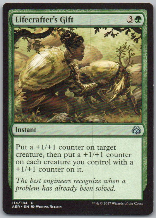 Lifecrafter's Gift 114 Normal Instant Card - Aether Revolt