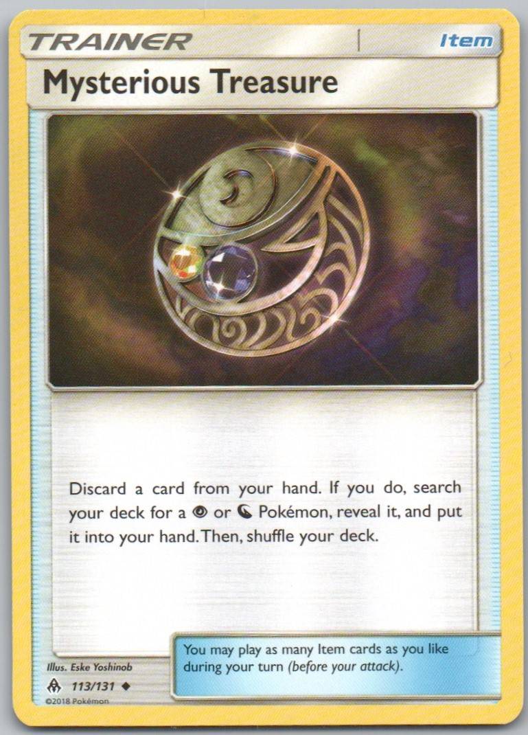 Mysterious Treasure 113 Normal Trainner Card - Forbidden Light