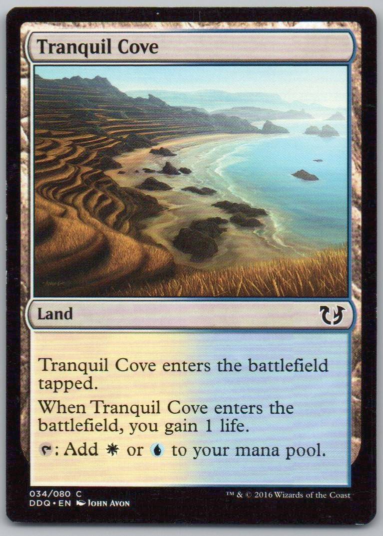 Tranquil Cove 34 Normal Land Card - Duel Decks: Blessed vs. Cursed