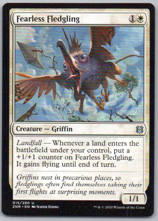 Fearless Fledgling 15 Normal Creature Card - Zendikar Rising