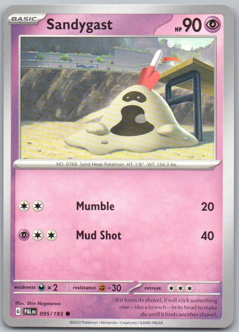 Sandygast 095 Normal Psychic Card - Paldea Evolved