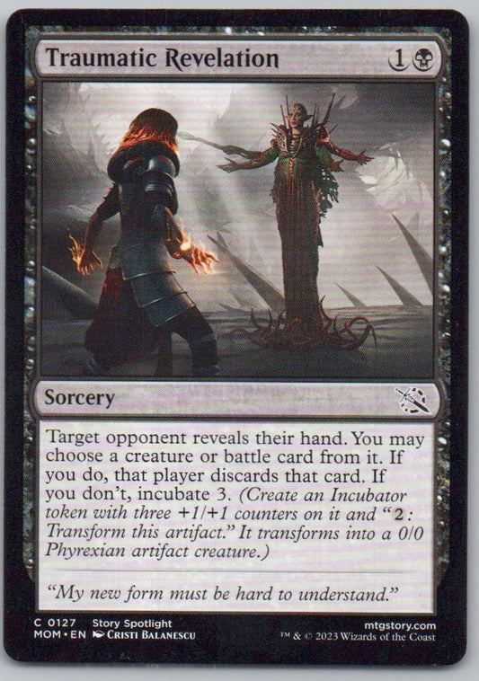 Traumatic Revelation 127 0 Sorcery Card - March of the Machine