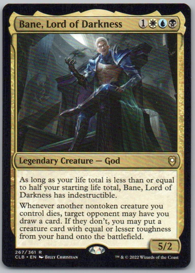Bane, Lord of Darkness 267 Normal Legendary Card - Commander Legends: Battle for Baldur's Gate