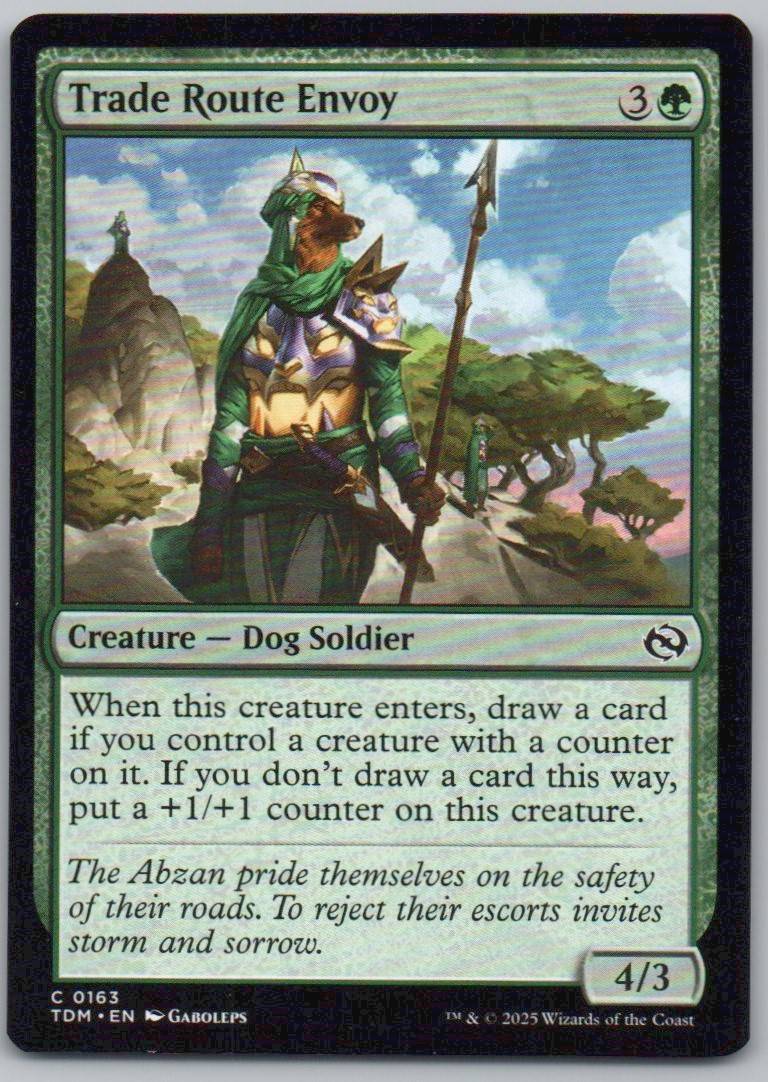 Trade Route Envoy 163 Normal Creature Card - Tarkir: Dragonstorm