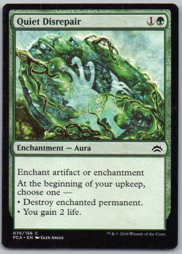 Quiet Disrepair 75 Normal Enchantment Card - Planechase Anthology