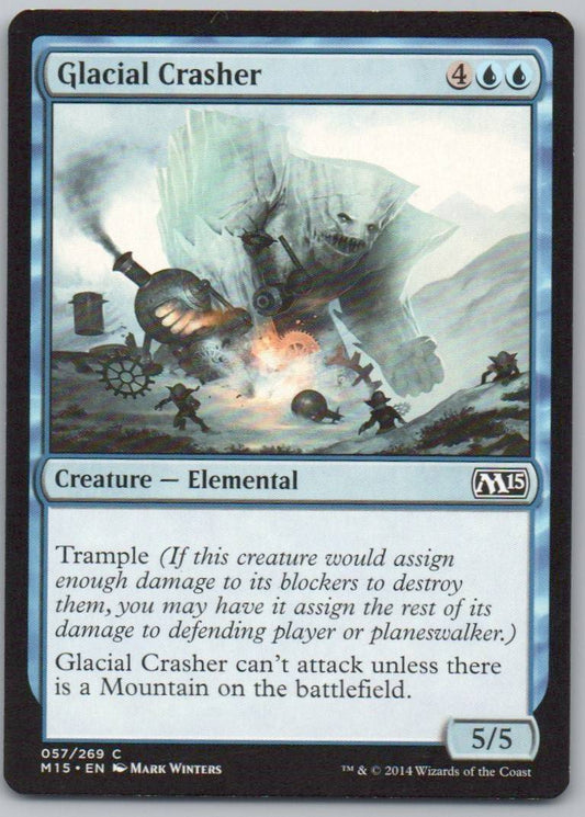 Glacial Crasher 57 Normal Creature Card - Magic 2015