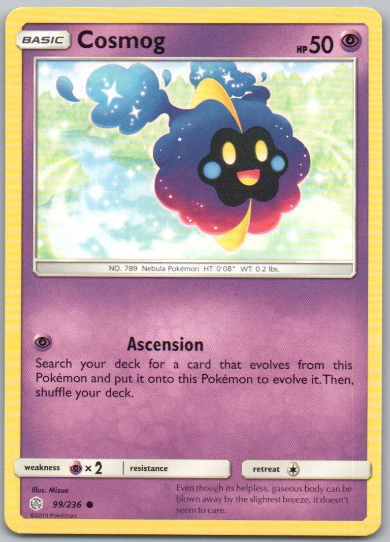 Cosmog 099 Normal Psychic Card - Cosmic Eclipse