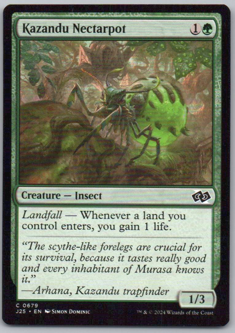 Kazandu Nectarpot 679 0 Creature Card - Foundations Jumpstart