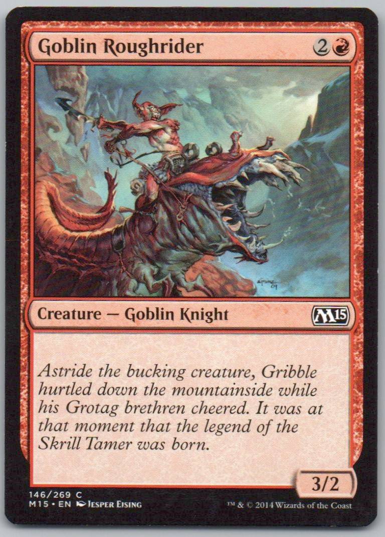 Goblin Roughrider 146 Normal Creature Card - Magic 2015