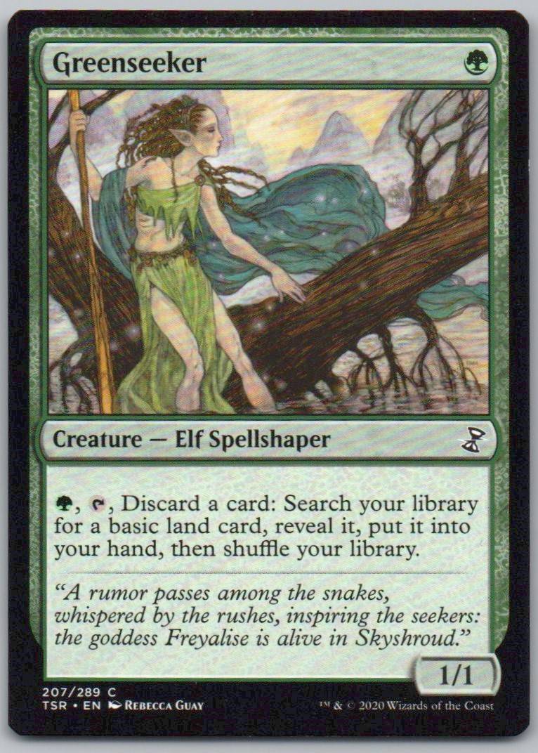 Greenseeker 207 Normal Creature Card - Time Spiral: Remastered