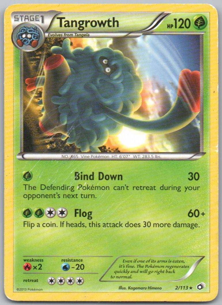 Tangrowth 002 Normal Pokemon Card - Legendary Treasures