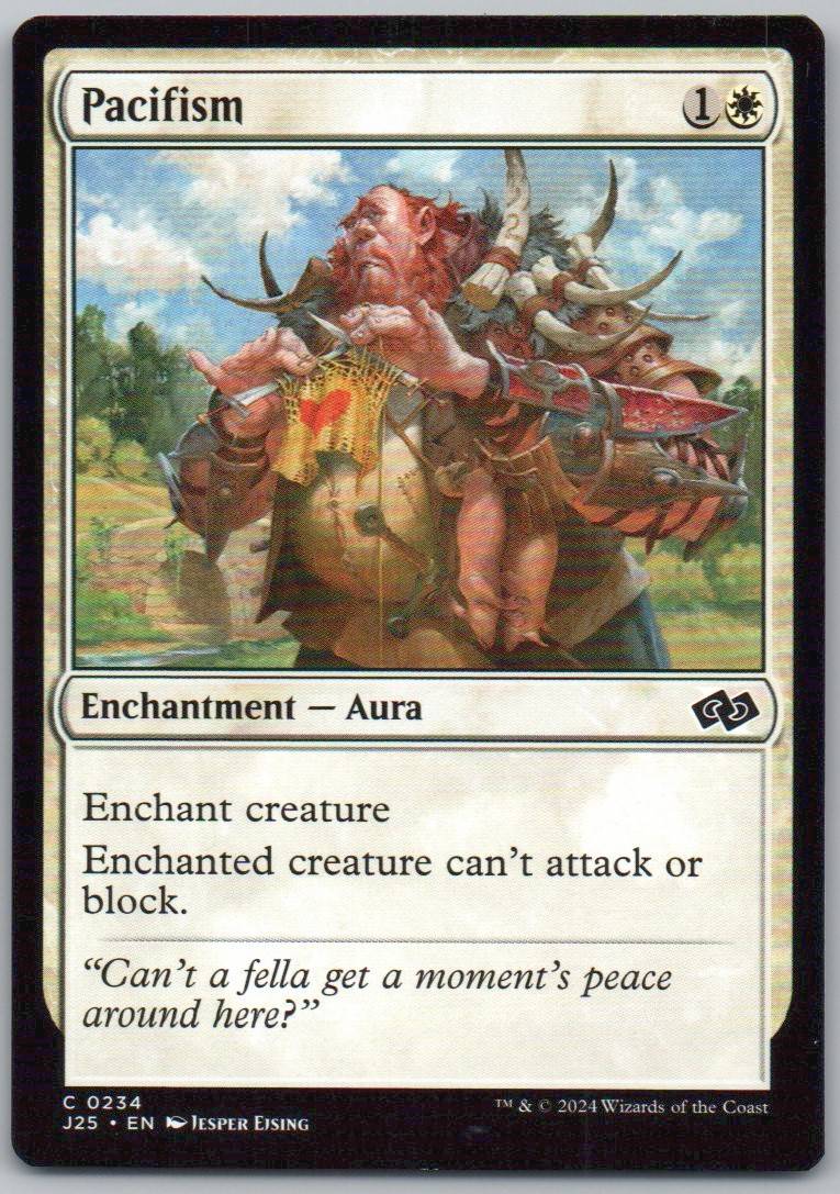 Pacifism 234 0 Enchantment Card - Foundations Jumpstart