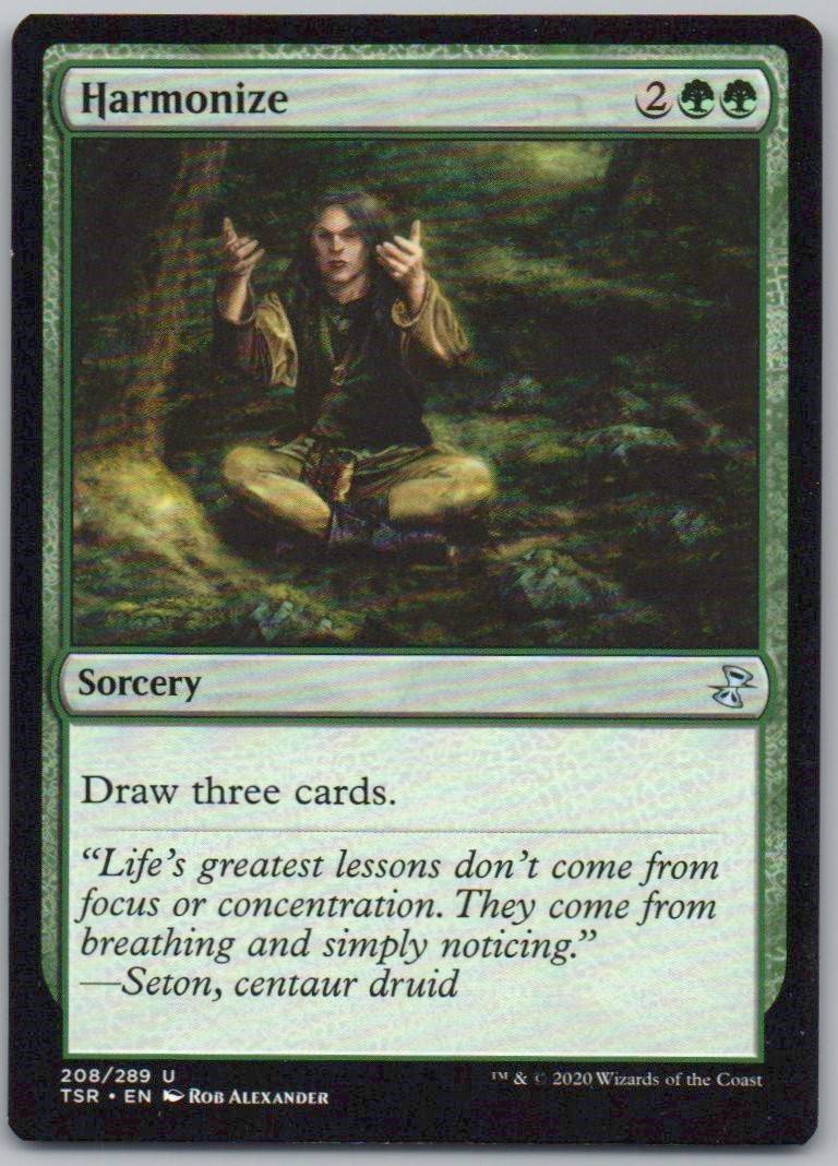 Harmonize 208 Normal Sorcery Card - Time Spiral: Remastered