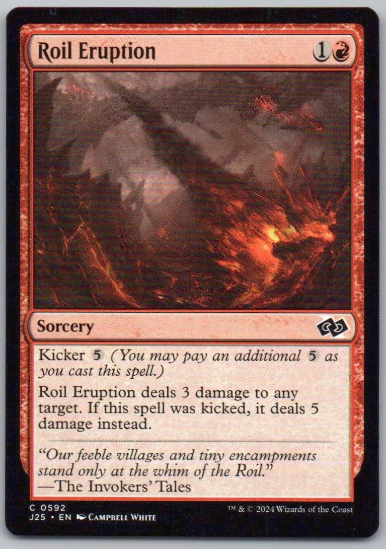 Roil Eruption 592 0 Sorcery Card - Foundations Jumpstart