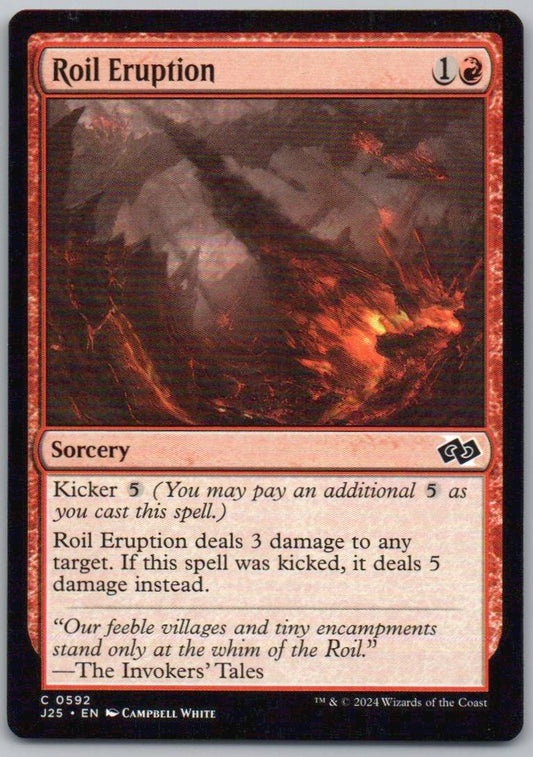 Roil Eruption 592 0 Sorcery Card - Foundations Jumpstart