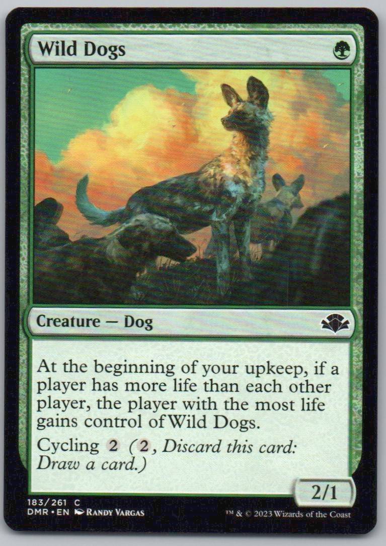 Wild Dogs 183 Normal Creature Card - Dominaria Remastered