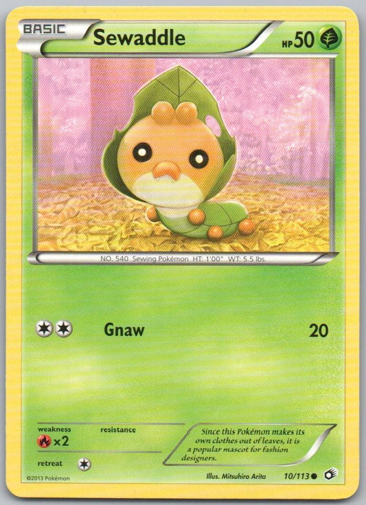 Sewaddle (10) 010 Normal Pokemon Card - Legendary Treasures