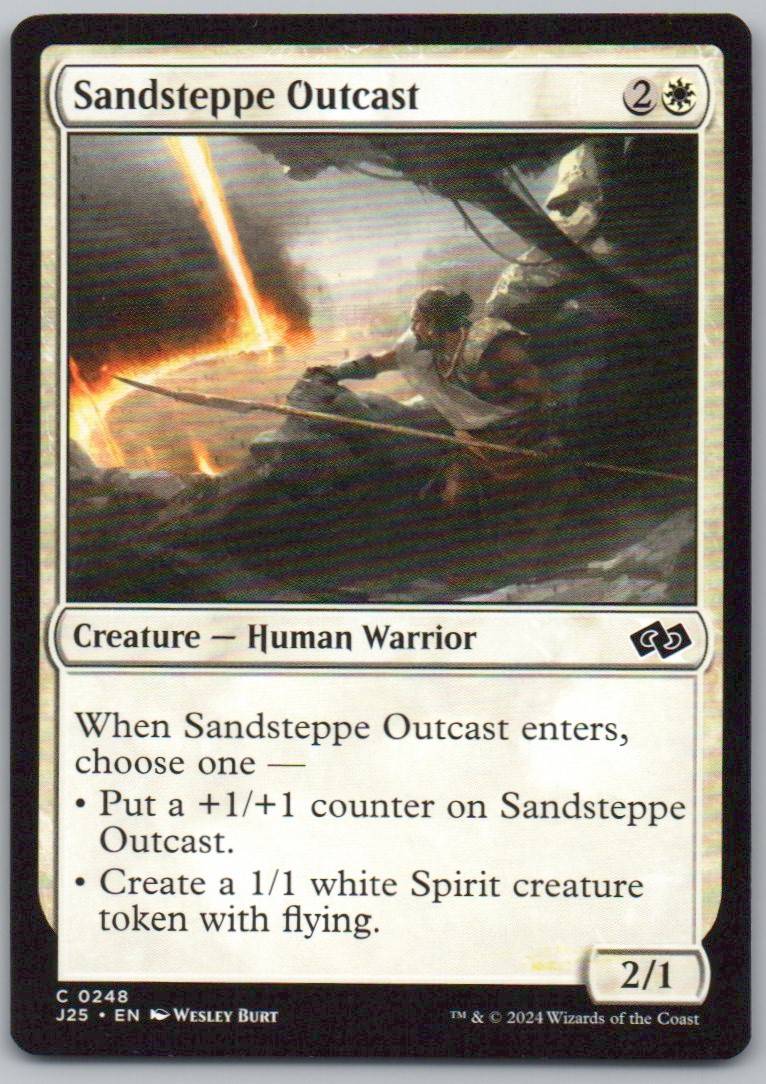 Sandsteppe Outcast 248 0 Creature Card - Foundations Jumpstart
