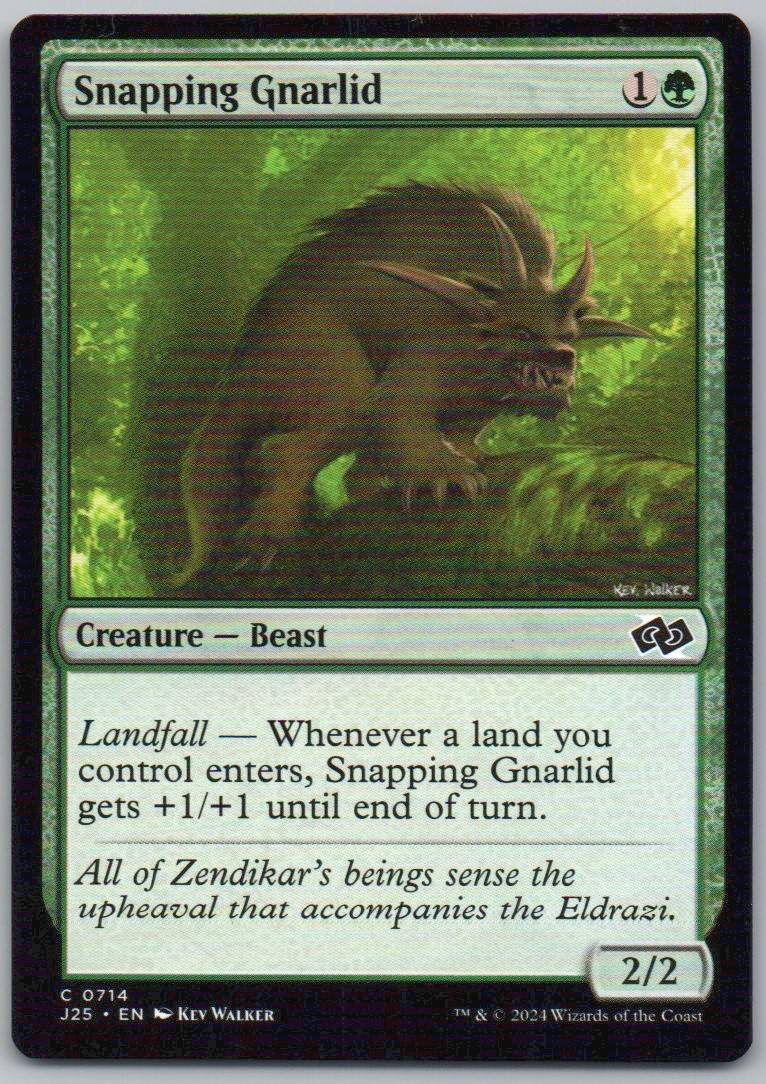 Snapping Gnarlid 714 0 Creature Card - Foundations Jumpstart