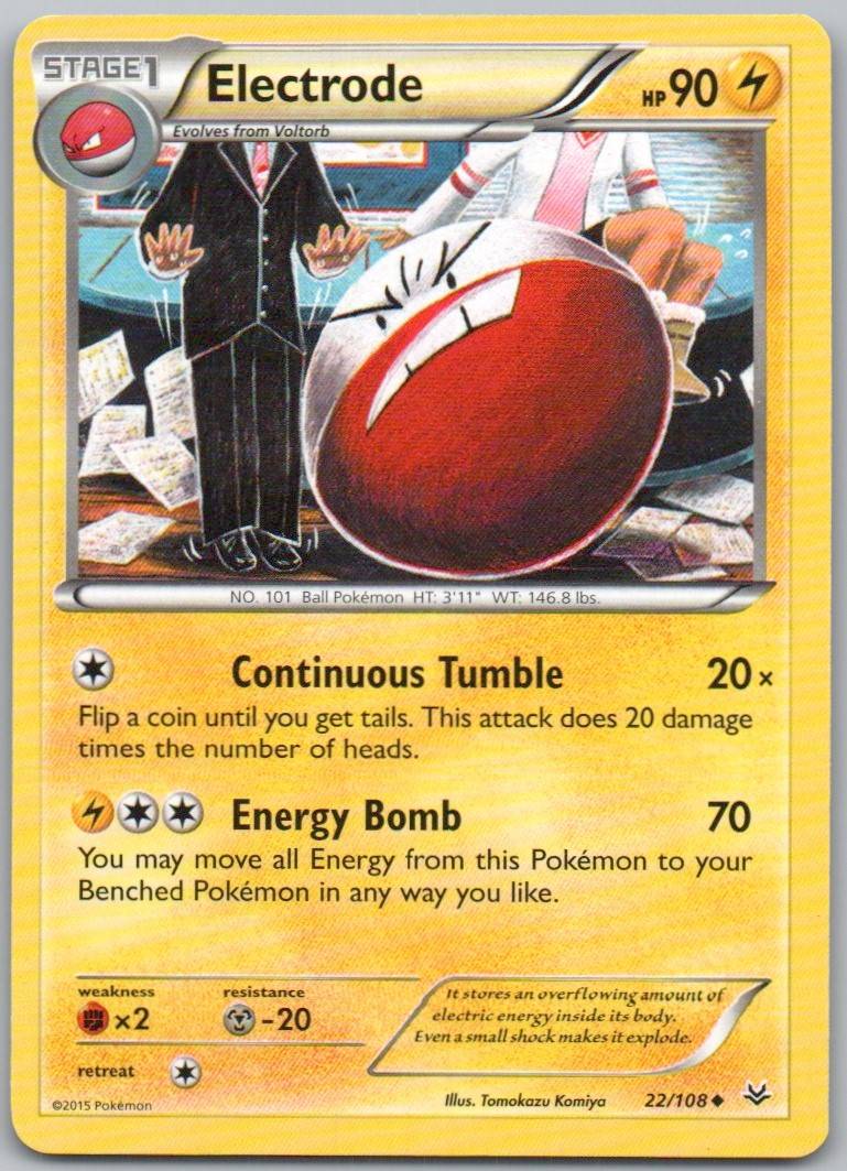 Electrode 022 Normal Lightning Card - Roaring Skies