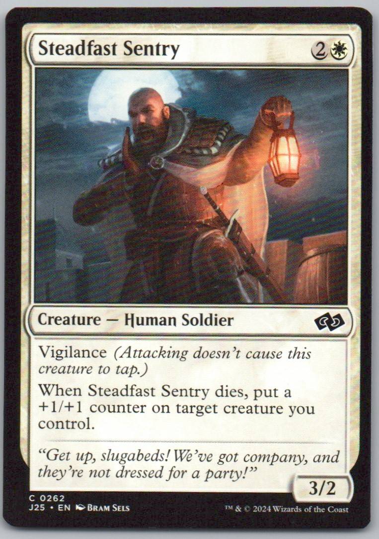 Steadfast Sentry 262 0 Creature Card - Foundations Jumpstart