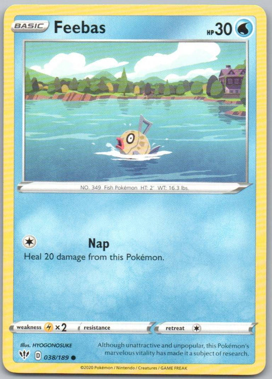 Feebas 038 Normal Water Card - Darkness Ablaze