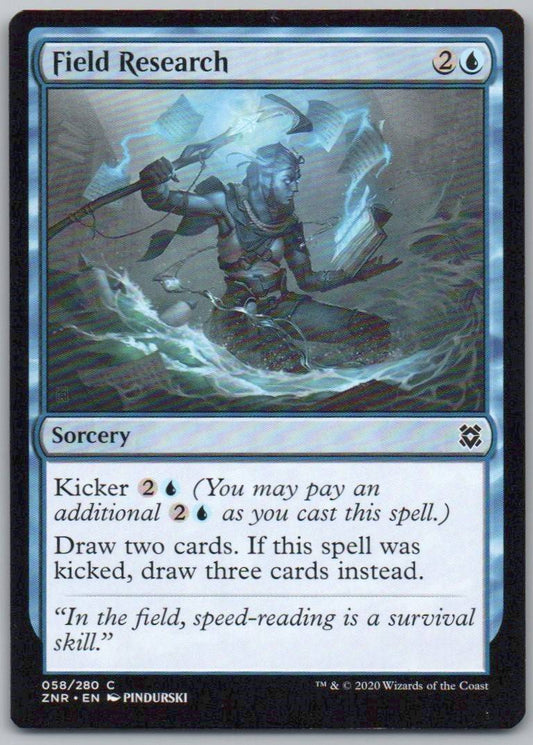 Field Research 58 Normal Sorcery Card - Zendikar Rising