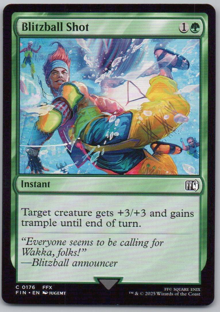 Blitzball Shot 176 Normal Instant Card - FINAL FANTASY