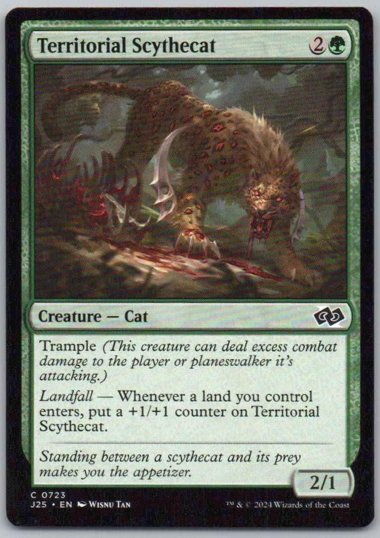 Territorial Scythecat 723 0 Creature Card - Foundations Jumpstart