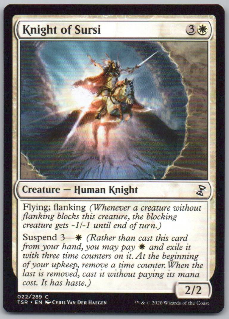 Knight of Sursi 22 Normal Creature Card - Time Spiral: Remastered