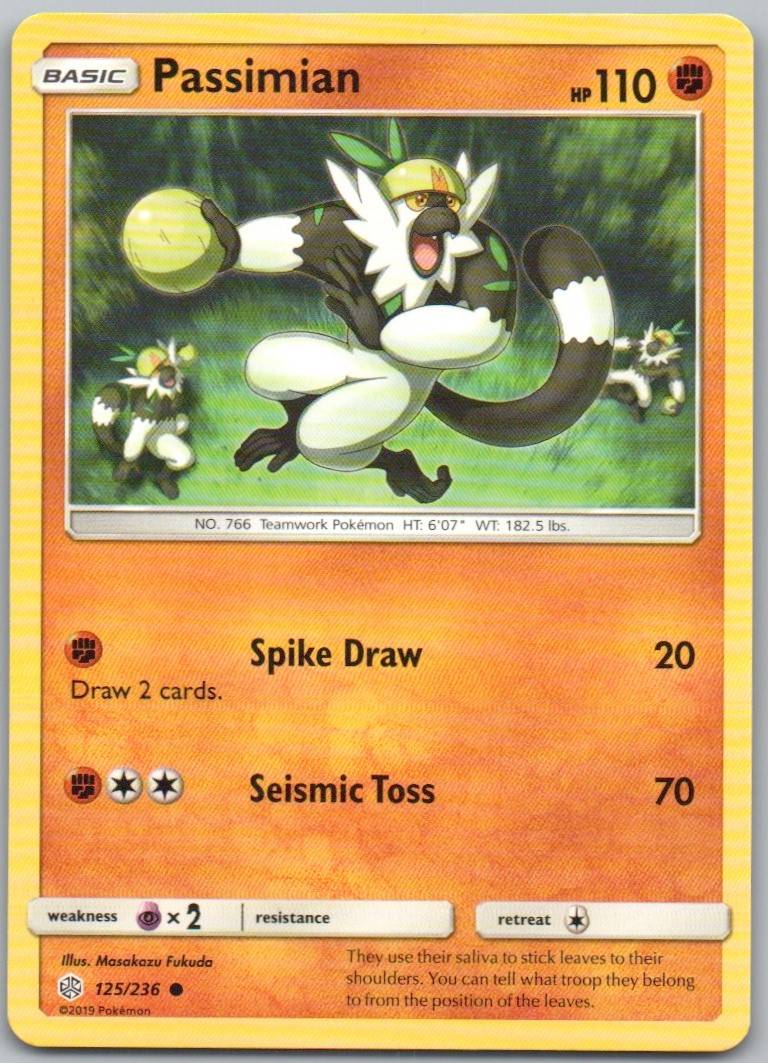 Passimian 125 Normal Fighting Card - Cosmic Eclipse
