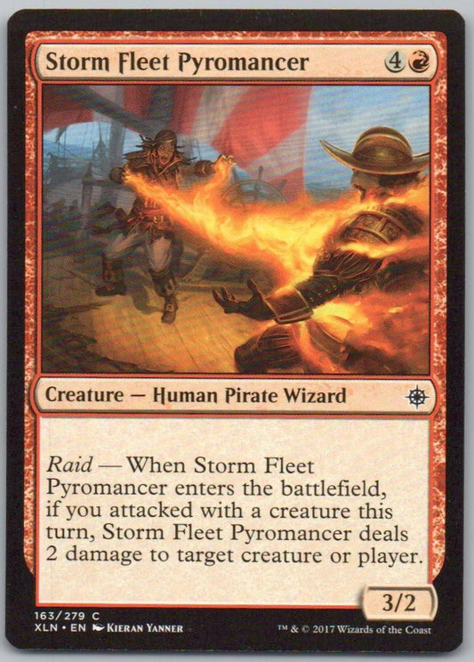 Storm Fleet Pyromancer 163 Normal Creature Card - Ixalan