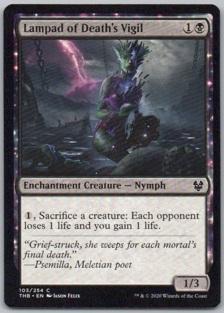 Lampad of Death's Vigil 103 Normal Enchantment Card - Theros Beyond Death