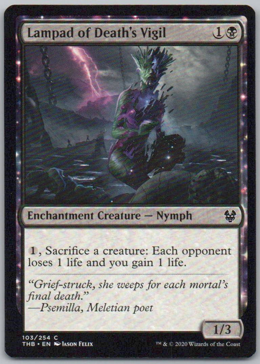 Lampad of Death's Vigil 103 Normal Enchantment Card - Theros Beyond Death