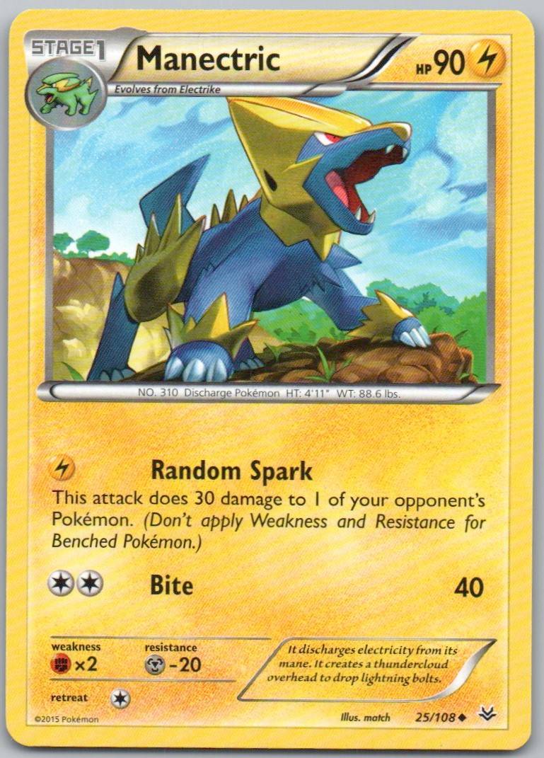 Manectric 025 Normal Lightning Card - Roaring Skies